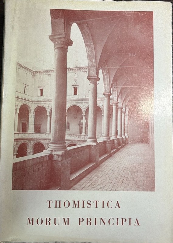 Thomistica Morum Principa: Communicationes V Congressus Thomistici Internationalis