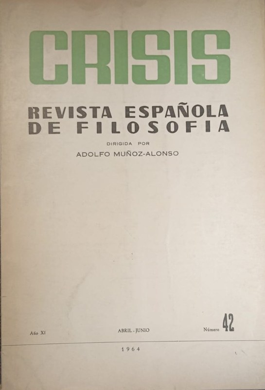CRISIS: Revista española de filosofía