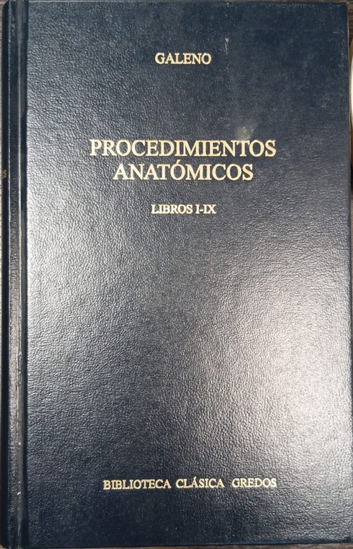 Procedimientos anatómicos: Libros I-IX