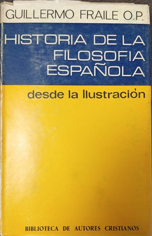 Historia de la filosofía española: Desde la Ilustración