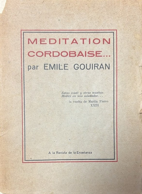 Meditation cordobaise...