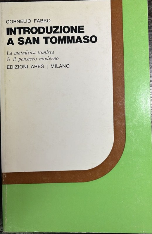 Introduzione a San Tommaso: La metafísica tomista e il pensiero moderno