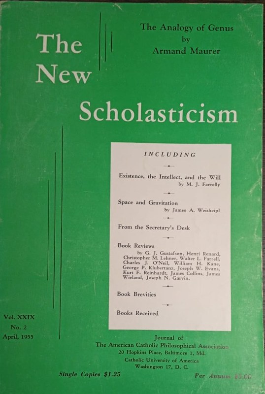 The New Scholasticism