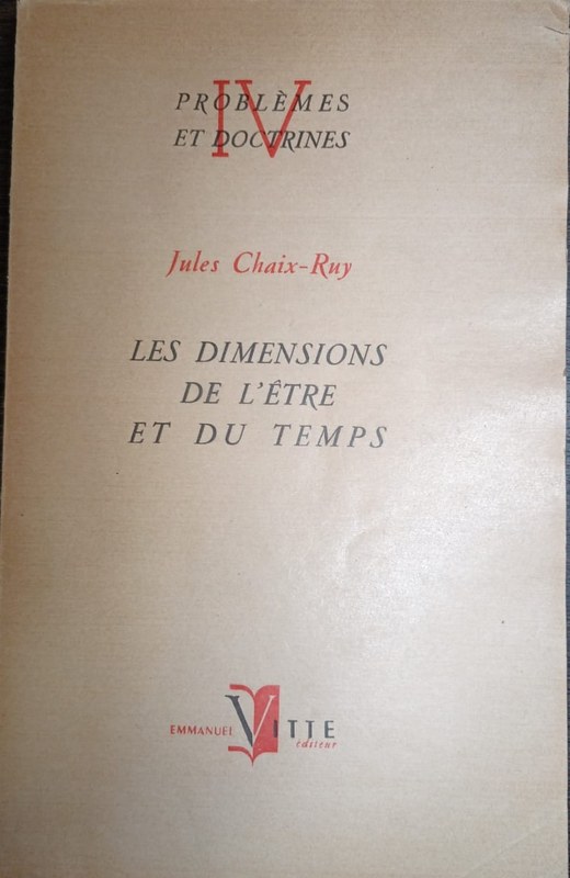 Les dimensions de l'être et du temps