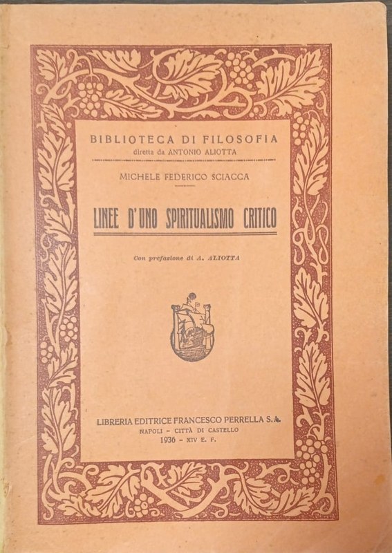 Linee d´uno spiritualismo critico