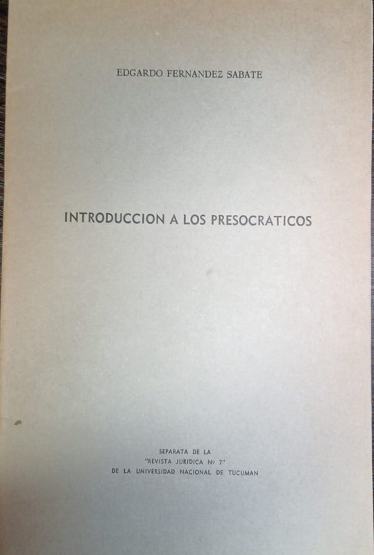 Introducción a los Presocráticos