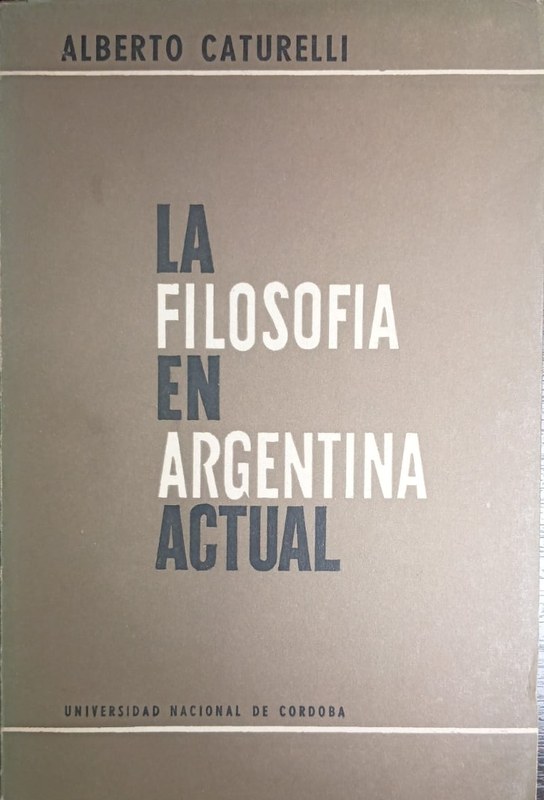 La Filosofía en Argentina actual