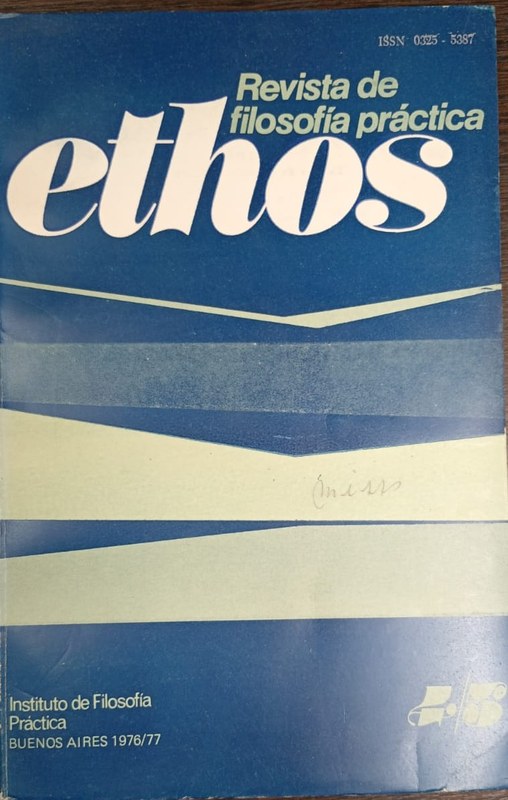 ethos: Revista de filosofía práctica