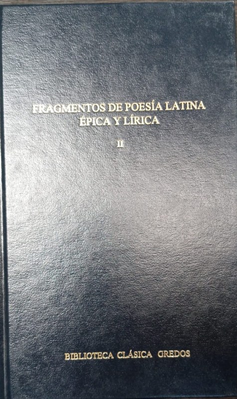 Fragmentos de poesía latina. ëpica y lírica: Libro II