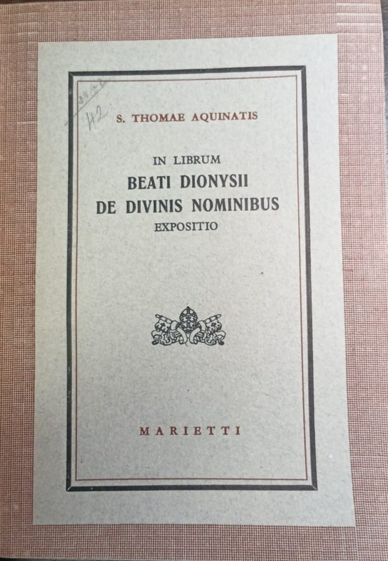 Beati Dionysii de Divinis Nominibus: Expositio