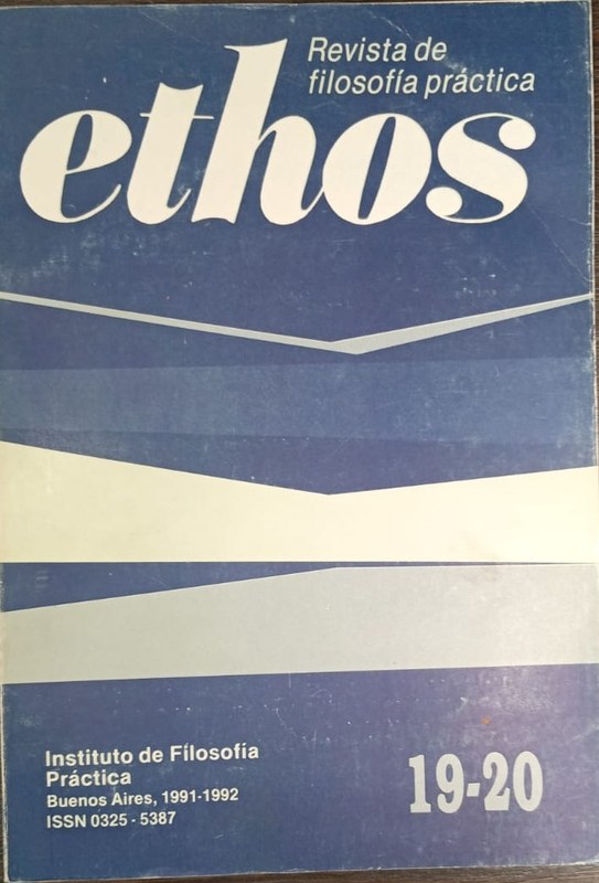 ethos: Revista de filosofía práctica 19-20