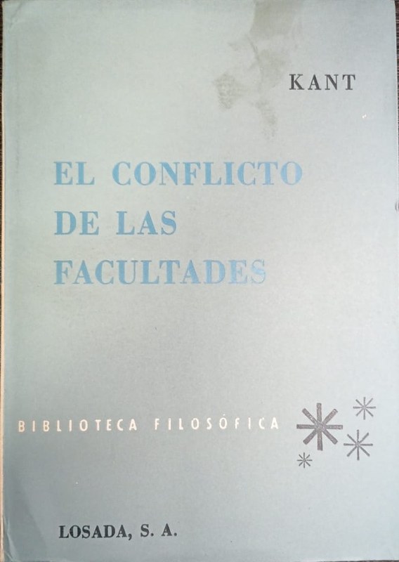 El conflicto de las facultades
