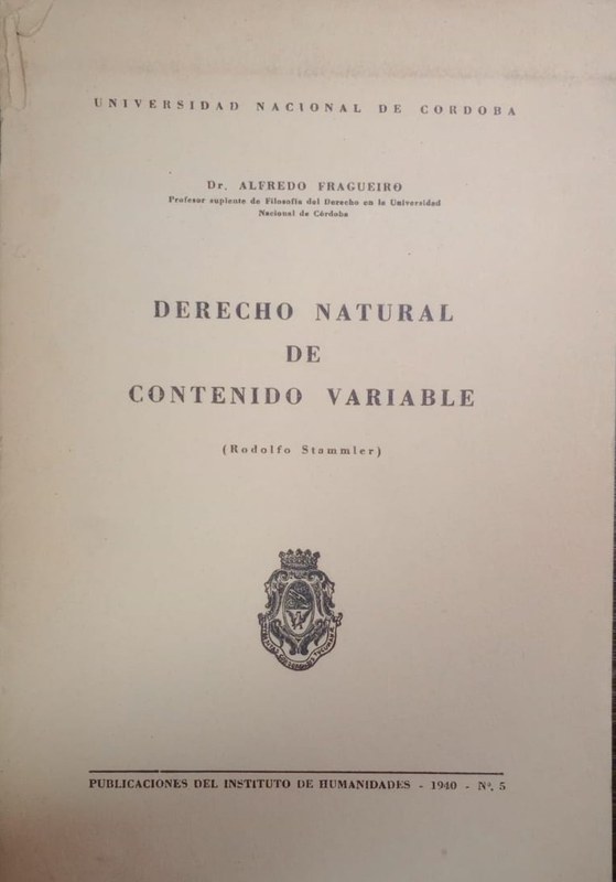 Derecho Natural de Contenido Variable: Rodolfo Stammler