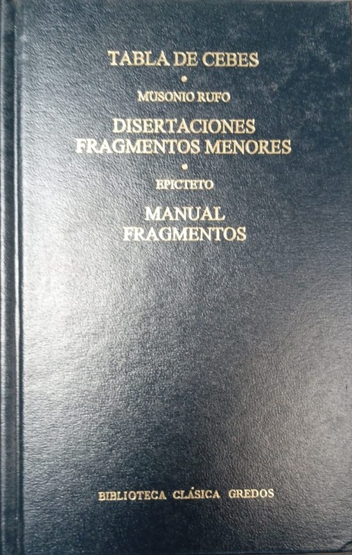 Disertaciones menores - Fragmentos menores / Manual - Fragmentos