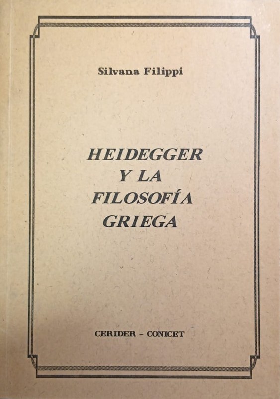 Heidegger y la filosofía griega