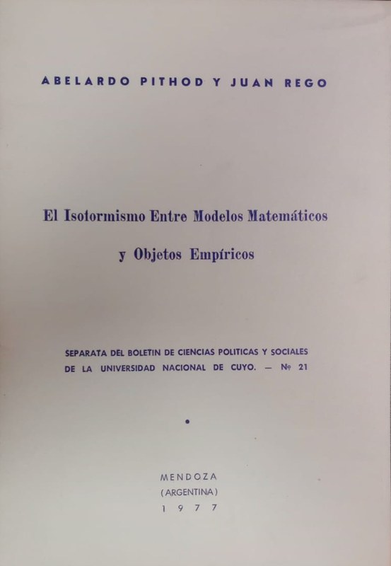 El Isoformismo entre Modelos Matemáticos y Objetos Empíricos