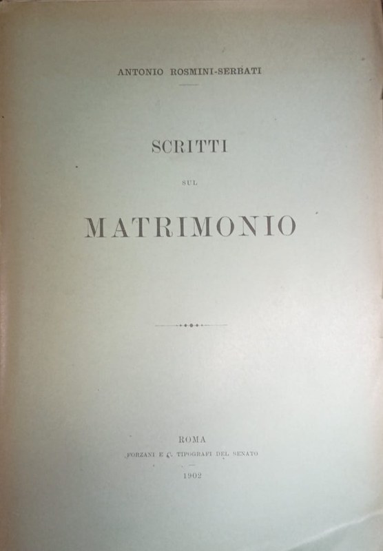 Scritti sul matrimonio