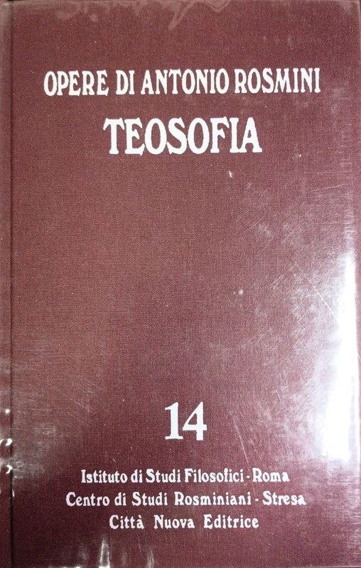 Teosofía Tomo III: Opere di Antonio Rosmini 14