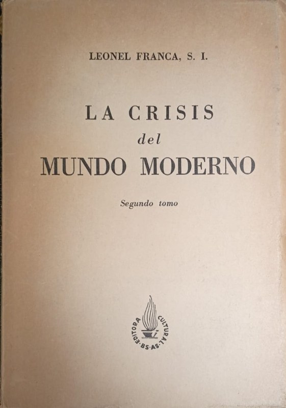 La crisis del Mundo Moderno