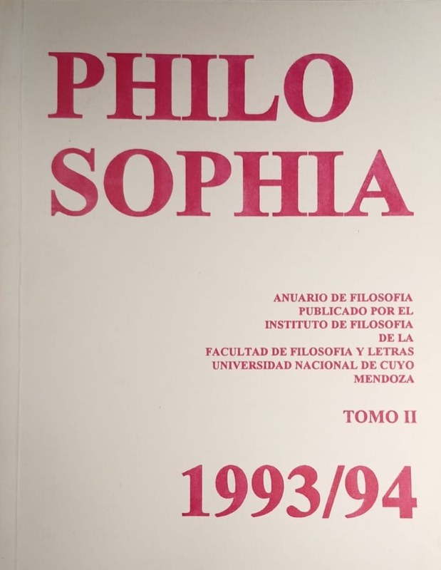 Philosophia: Anuario de Filosofía