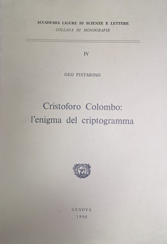 Cristoforo Colombo: l' enigma del criptogramma
