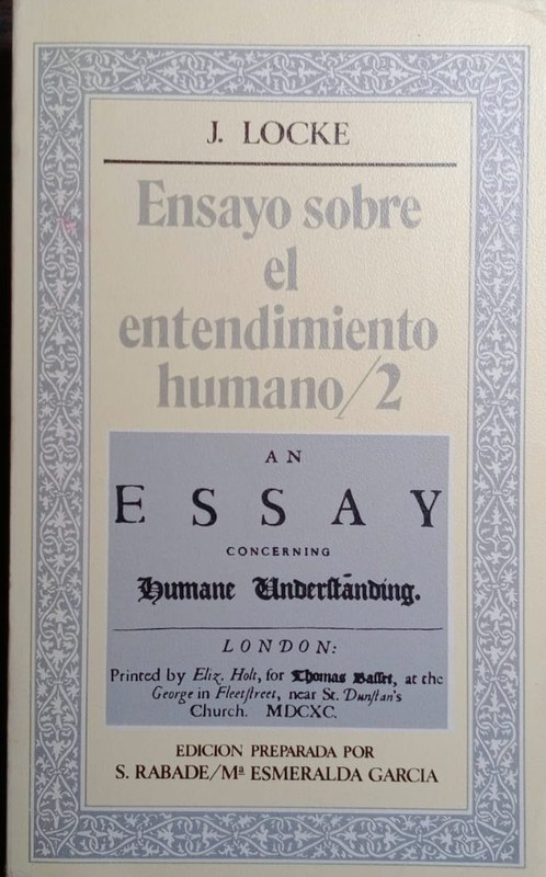 Ensayo sobre el entendimiento humano: Tomo II