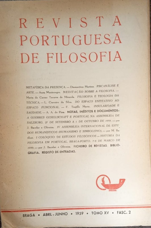Revista Portuguesa de Filosofía