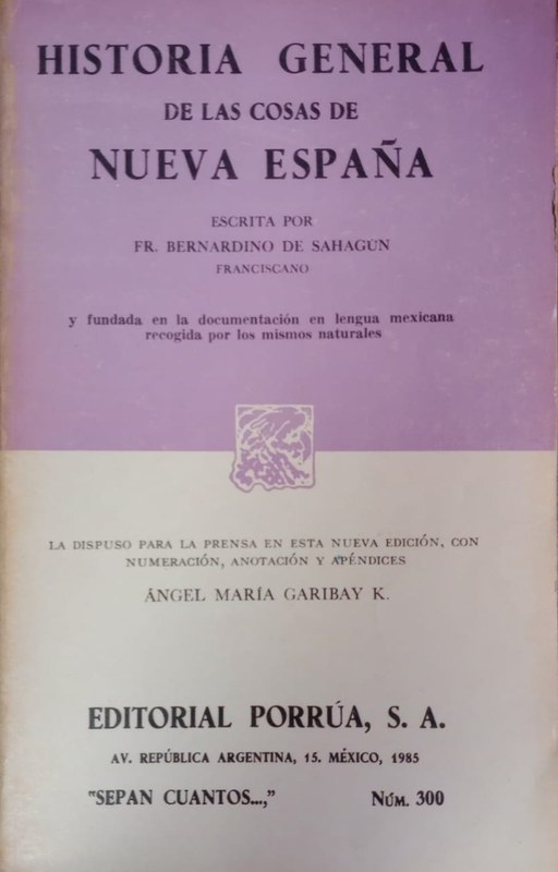 Historia general de las cosas de Nueva España