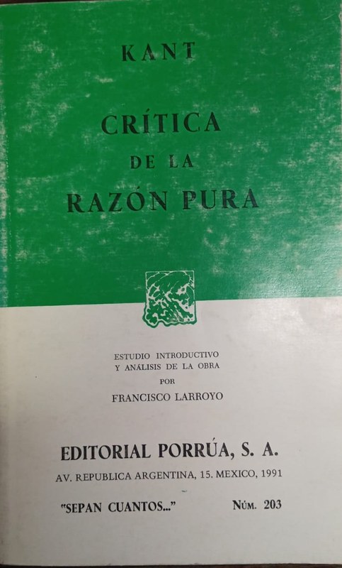 Crítica de la razón pura