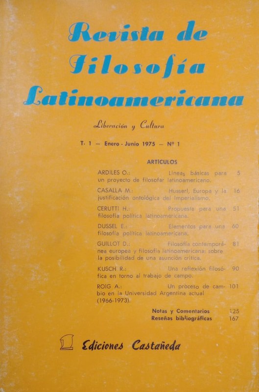 Revista de Filosofía Latinoamericana