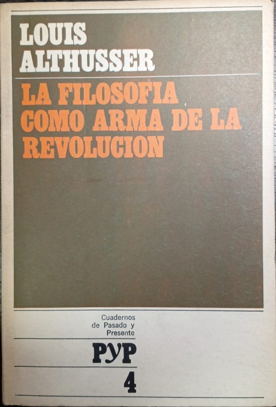 La filosofía como arma de la revolución