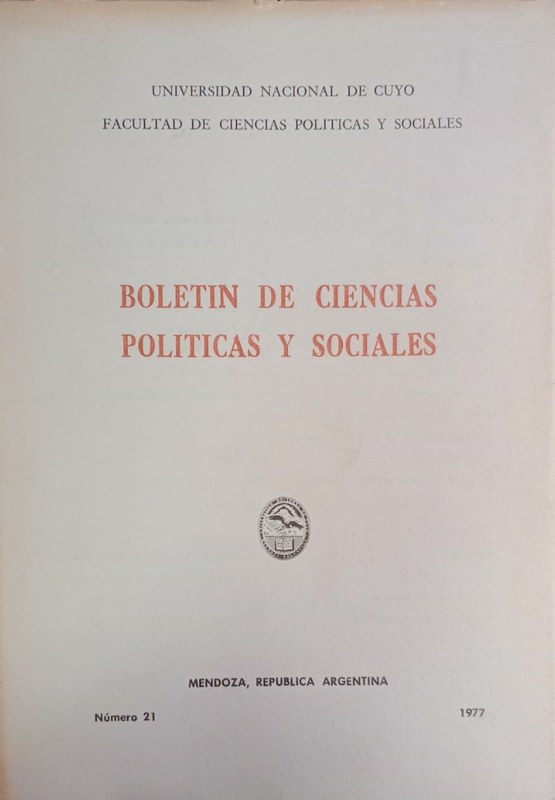 Boletín de Ciencias Políticas y Sociales