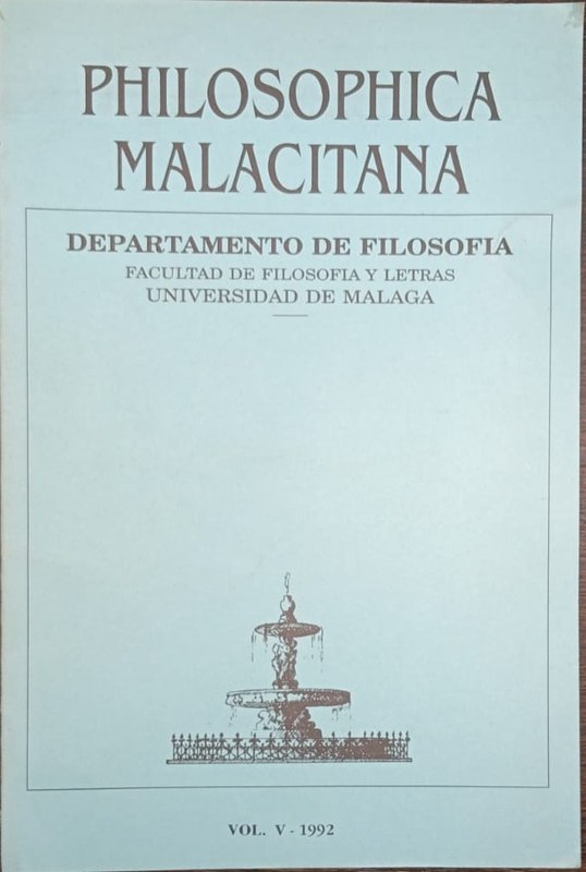 Philosophica Malacitana: Departamento de Filosofía Universidad de Málaga