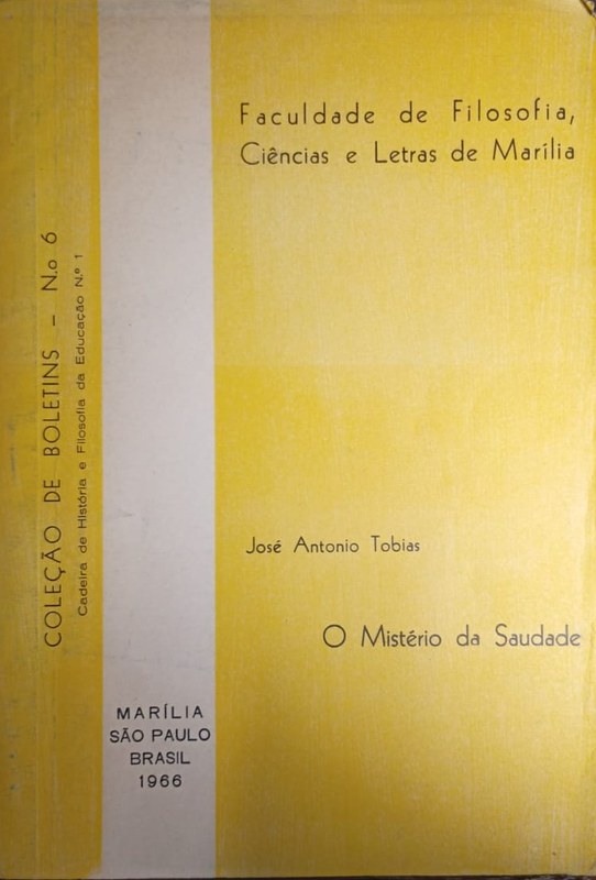 O Mistério da Saudade: Coleéâo de Boletines nro 6
