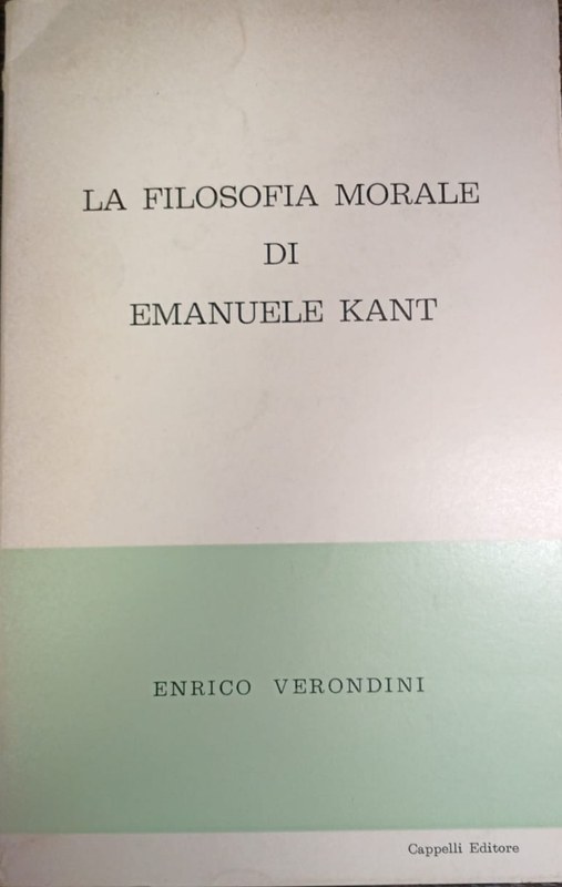 La filosofía morale di Emanuele Kant