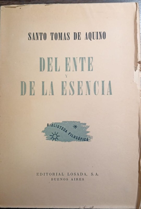 Del Ente y de la Esencia