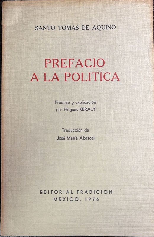 Prefacio a la Política