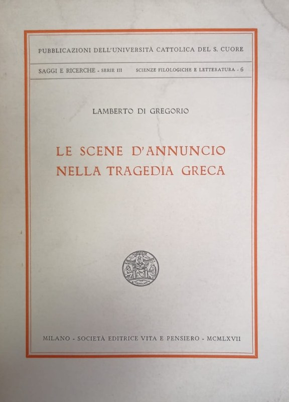 La scene D´annuncio nella tragedia greca