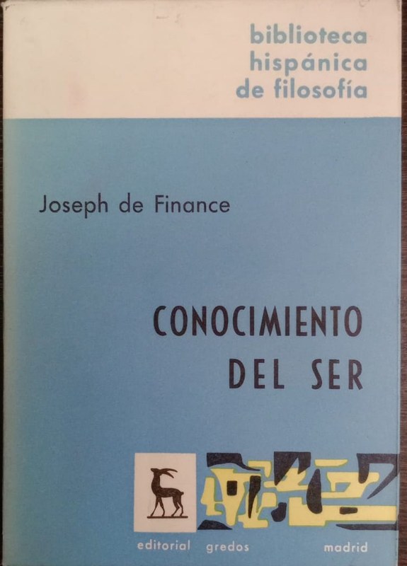 Conocimiento del ser: Tratado de ontología
