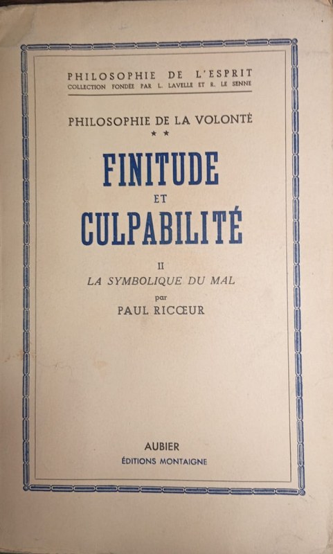 Finitude et culpabilité II: -La symbolique du mal-