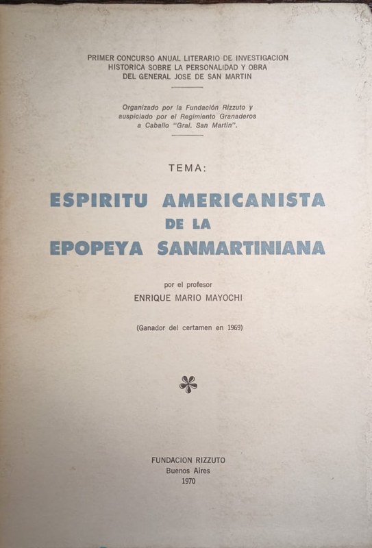 Espíritu Americanista de la Epopeya Sanmartiniana: Ganador del certamen de 1969