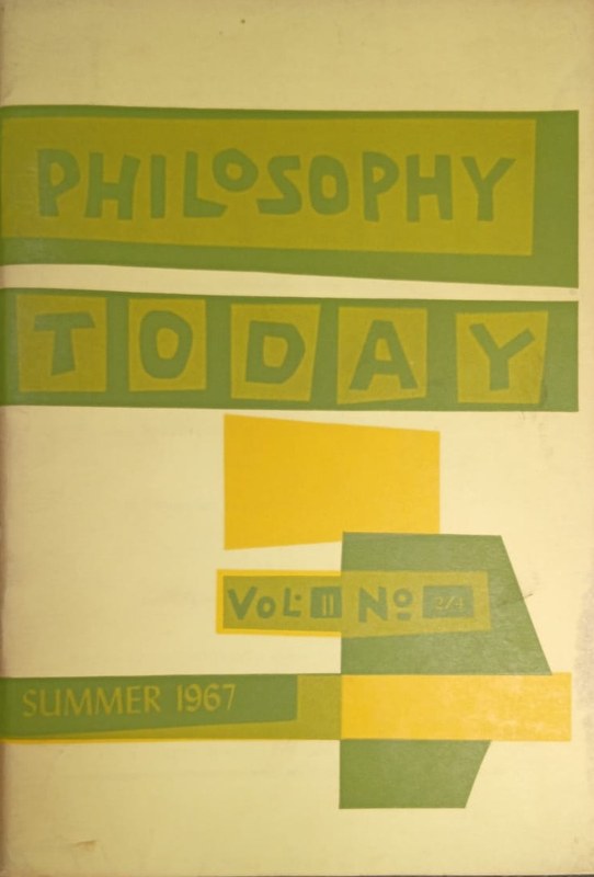Philosophy Today