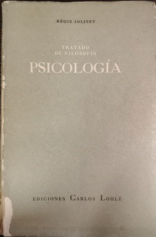 Tratado de filosofía: II Psicología