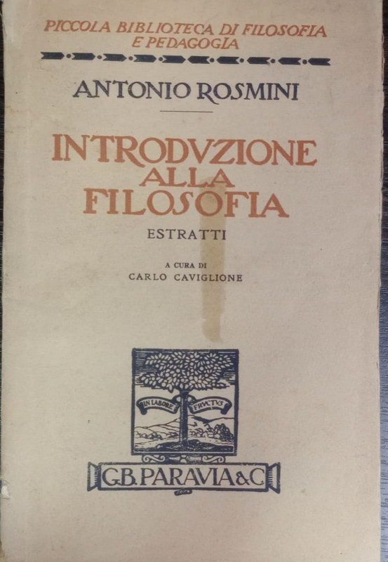Introduzione alla Filosofia: Estratti