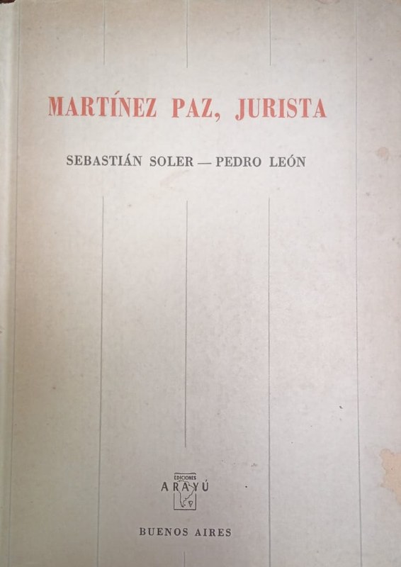 Martínez Paz, jurista