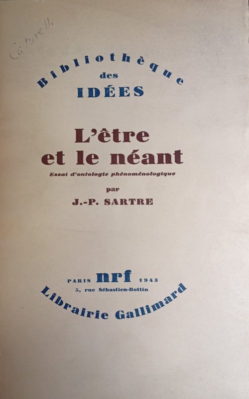 L' etre et le néant