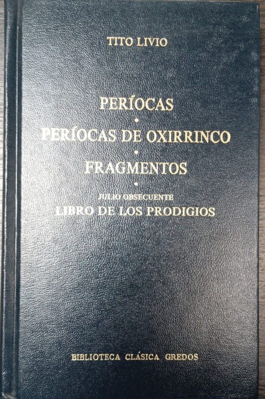 Períocas / Períocas de Oxirrinco / Fragmentos // LIbro de los Prodigios
