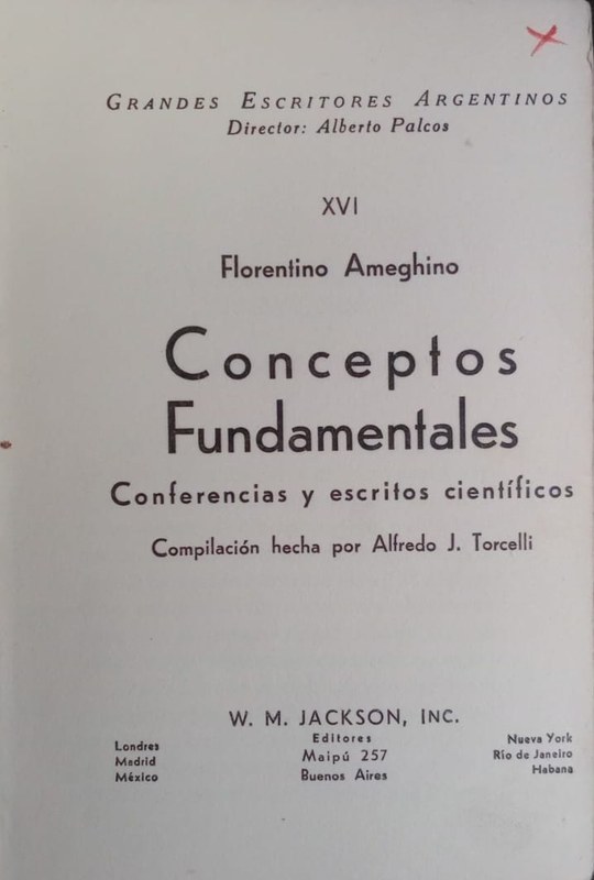 Conceptos Fundamentales: Conferencias y escritos cientifícos