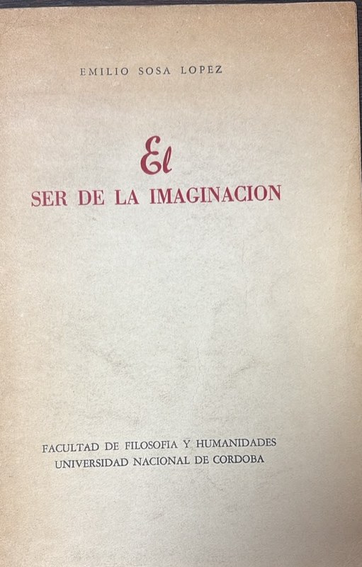 El Ser de la Imaginación