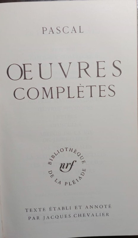 Oeuvres Complètes